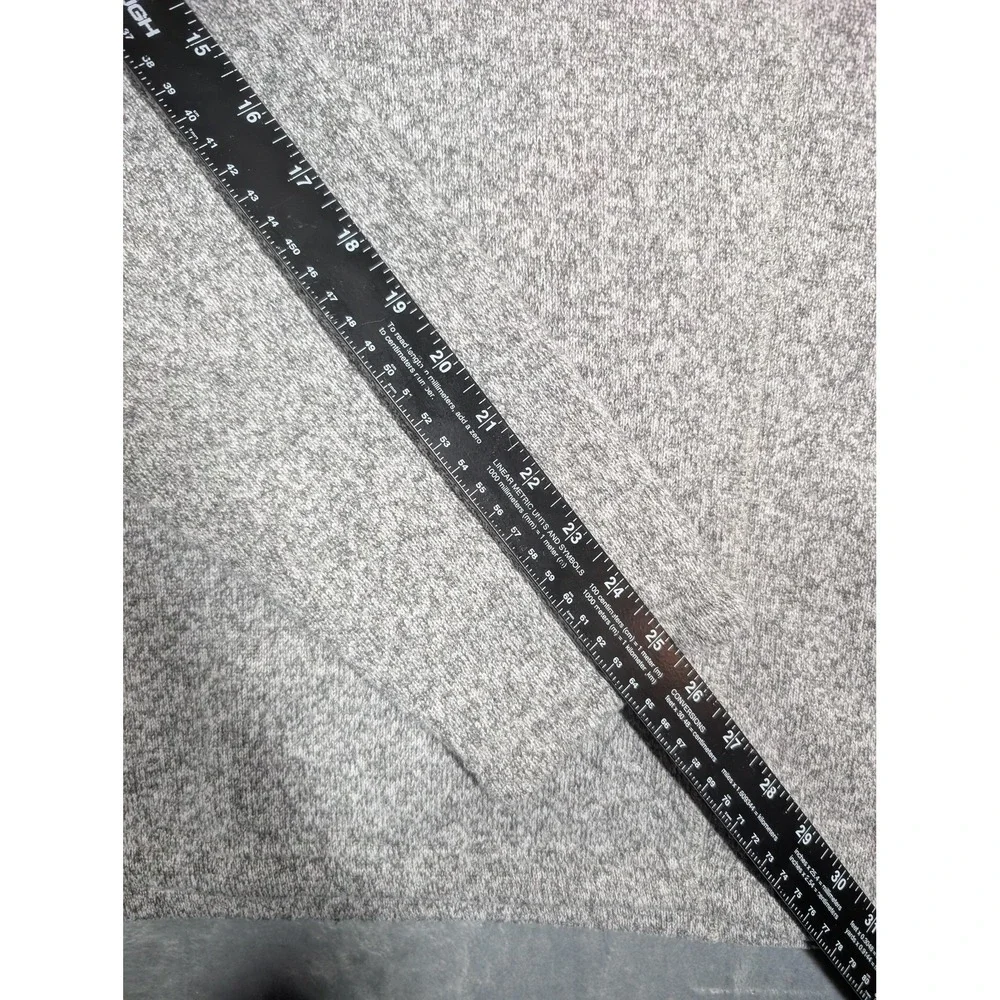 The North Face Pullover Mens Medium Gray Quarter Zip Fleece Sweatshirt Warm